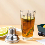 Coctelera De Vidrio Profesional Mezclador Con Recetas - Imagen 5