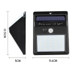 Foco Luz Led Solar Exterior 20 Led Con Sensor De Movimiento - Imagen 2