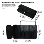 Bolso Organizador Maquillaje Compartimientos Enrollable - Imagen 15