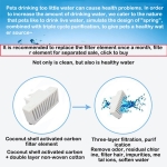 Set X3 Filtro P/dispensador Automático Agua Mascota Bebedero - Imagen 4