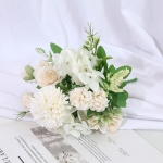 Flores Artificiales Decorativas Ramo De 7 Flores Variadas - Imagen 6