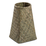 Florero Tejido Cesta Estilo Nordico En Mimbre Y Bambu