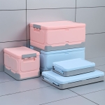 Caja De Almacenamiento Organizacion Con Tapa Y Tranca Grande - Imagen 11