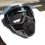 Mascara Para Casco Abierto Antiparra Protección Moto - Imagen 9