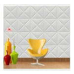 Revestimientos Adhesivo Panel 3d Blanco Dormitorio Living - Imagen 7