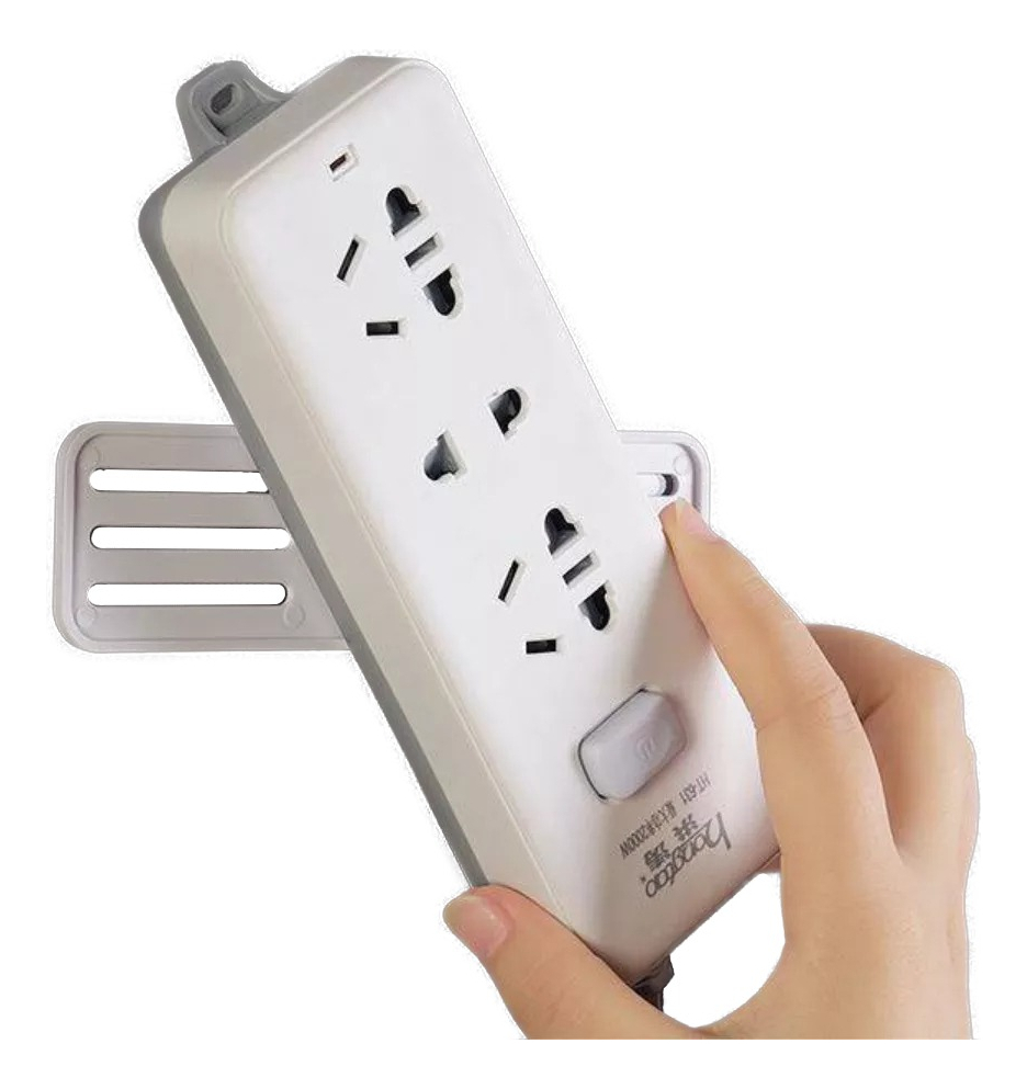 D_853817-MLA99456753408_112025-F.jpg Organizador De Cables Encastrable Giratorio 360° Color Blanco - Imagen 1