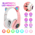 Auriculares Con Orejas Y Luces Divertidos Bluetooth - Imagen 13
