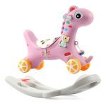 Caballito Mecedor De Plástico Infantil Con Sonido De Paseo - Imagen 7