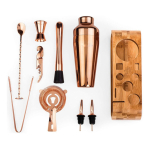 Set 9 Piezas Juego Cocteleria Barman Acero Inoxidable Rose - Imagen 2