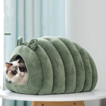 Cueva Cama Peluche Acolchada Para Gatos Perros Chica - Imagen 23