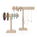 Exhibidor De Pulseras Relojes Y Alhajas En Madera 20cm - Imagen 2