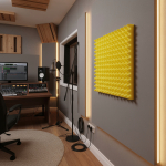 Revestimiento De Espuma Insonorizado Panel Absorción Sonido - Imagen 3