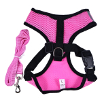 Arnes Pretal Pecho Ajustable Mascota Perro Gato + Correa - Imagen 2