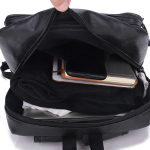 Mochila Cuero Pu Mujer Dama Retro Bolsillos Exteriores - Imagen 4