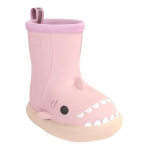 Bota De Lluvia Antideslizante Para Niño Niña En Pvc Tiburón - Imagen 9
