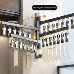 Tendedero Para Pared Plegable Con Palillos Medias - Imagen 5