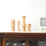 Porta Vela De Madera Soporte Candelabro Decoración 16 Cm - Imagen 8