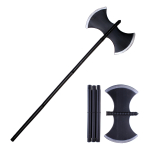 Disfraz Halloween Diablo Hacha Doble Tridente Cotillon - Imagen 4