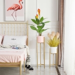 Maceta Nórdica Con Soporte Hierro Moderna Mediana - Imagen 5