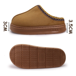 Pantufla Calzado Con Corderito Y Plataforma Estilo Sueco - Imagen 15