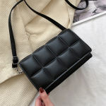 Bandolera Cartera P/ Mujer A Cuadros Capitoneada Moderna - Imagen 10
