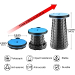 Taburete Banco Plegable Pesca Camping Telescópico Retráctil - Imagen 5