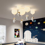 Lampara Colgante Para Techo Infantil Led Astronauta - 20 Cm - Imagen 6
