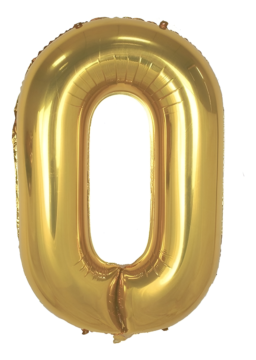 D_861205-MLU90048285779_082025-F.jpg Globos Números Metalizados Dorados Decoración Cumpleaños - Imagen 1