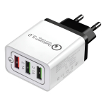 Adaptador Cargador 3 Puertos Usb Carga Rápida Qc 3.0 Fast - Imagen 7