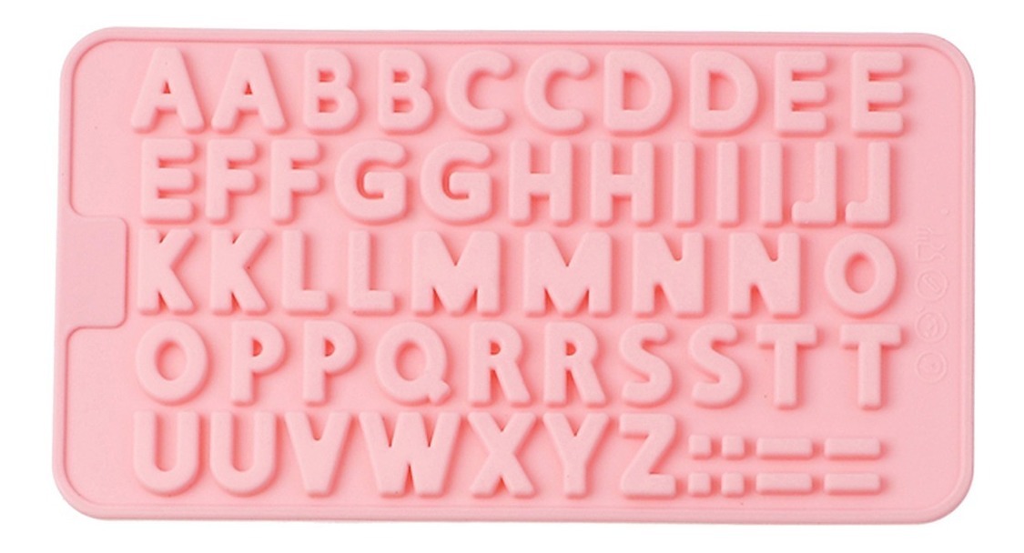 D_862053-MLU49469773312_032022-F.jpg Molde De Silicona Abecedario Hielo Tortas Caramelos Bombones - Imagen 1