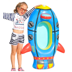 Inflable Gomon Para Piscina Nave Espacial Infantil Color Variado - Imagen 3