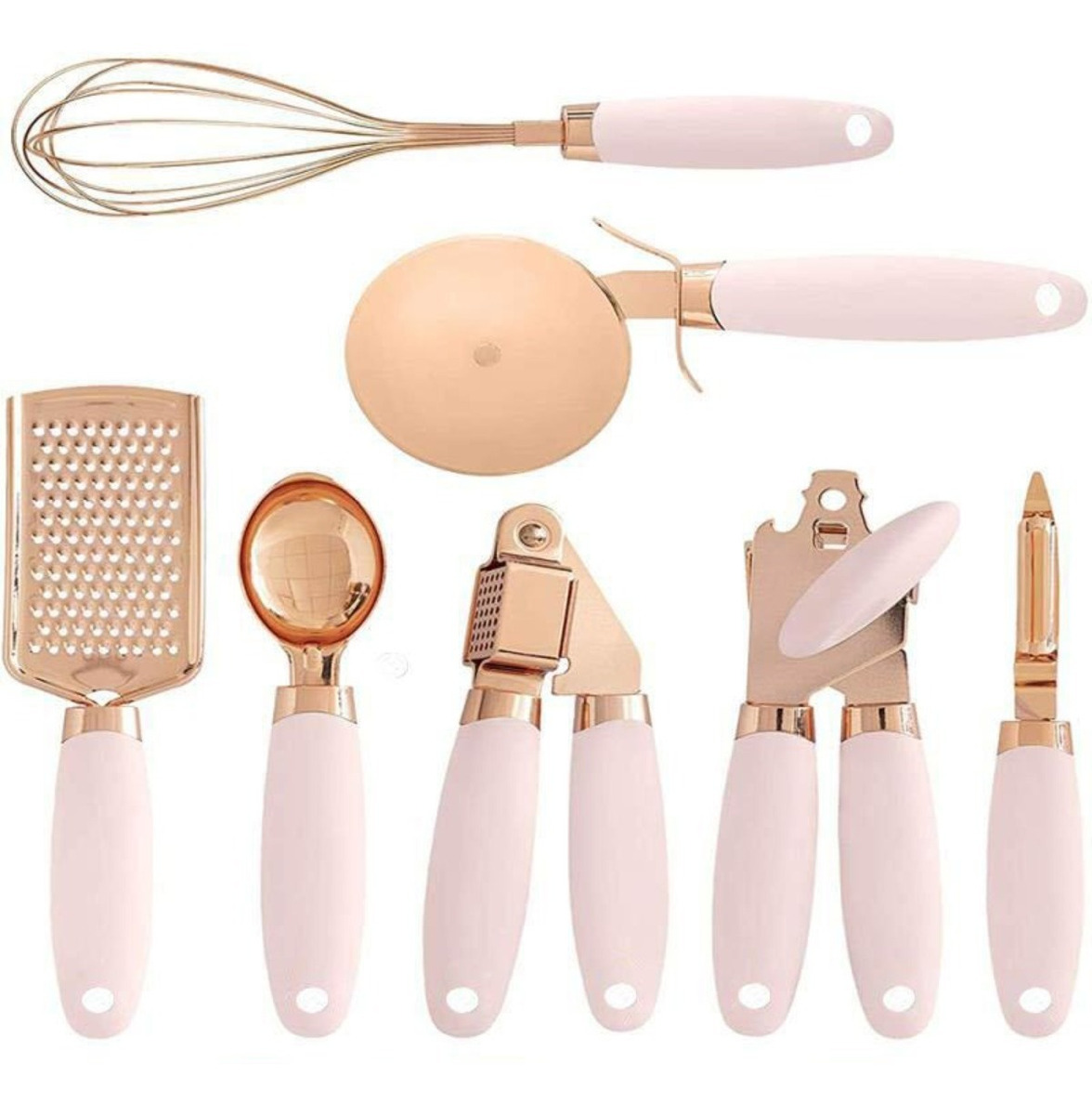 D_862523-MLU54736352173_032023-F.jpg Juego 7 Piezas Utensilios Cocina En Acero Inoxidable - Imagen 1