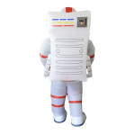 Disfraz Inflable Adulto Astronauta Diversion Fiestas 210cm - Imagen 4