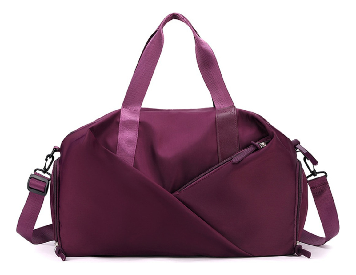 D_863049-MLU69816597348_062023-F.jpg Bolso De Viaje, Deportivo Con Bolsillo Externo Diseño En X - Imagen 1