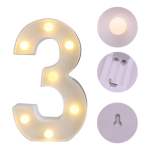 Numeros Luces Led Light Decoración Fiestas, Cumpleaños - Imagen 8