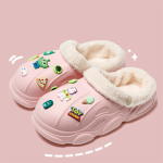 Pantufla Calentita Niño Niña En Pvc Con Interior Corderito - Imagen 2