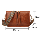 Bandolera Dama Cartera Bolso Minimalista Cuero Pu Para Mujer - Imagen 13