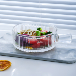 Plato Hondo Estilo Cazuela Copetin Vidrio Con Asa 15cm - Imagen 7