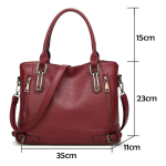 Cartera Bolso De Mano Gran Capacidad + Pouch - Imagen 11