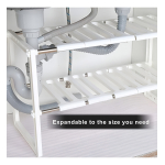 Soporte Organizador De Fregadero 2 Estantes Ajustable - Imagen 5