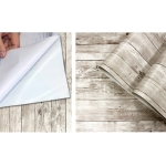 Papel Adhesivo Tapiz Pared Liston Claro Grueso Rollo 10 Mts - Imagen 2