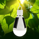 Lampara Led Solar Bombita 12w E27 + Conector - Imagen 5