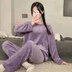 Conjunto Pijama Jogging Sweater Plush Peluche Abrigo Inviern - Imagen 4