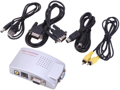 Convertidor De Video Vga A Rca O S-video Conversor Pc A Tv - Imagen 7