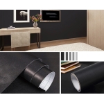Papel Adhesivo Empapelar Muebles Novedad Negro - Corto - Imagen 3