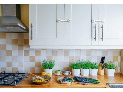 Pack X 2 Traba Puertas Seguridad Para Bebés Doble Apertura - Imagen 10