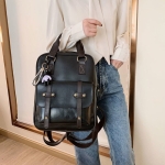 Mochila Bolso Retro Vintage Doble Bolsillo Gran Capacidad Il - Imagen 13