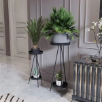 Porta Macetas Soporte Decorativo De Hierro A Pie Alto Grande - Imagen 10