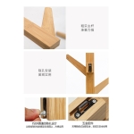 Perchero De Pared En Madera 6 Ganchos Decorativo - Imagen 15