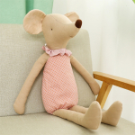 Peluche Infantil Diseño Retro Ratón Con Ropa Grande - Imagen 6